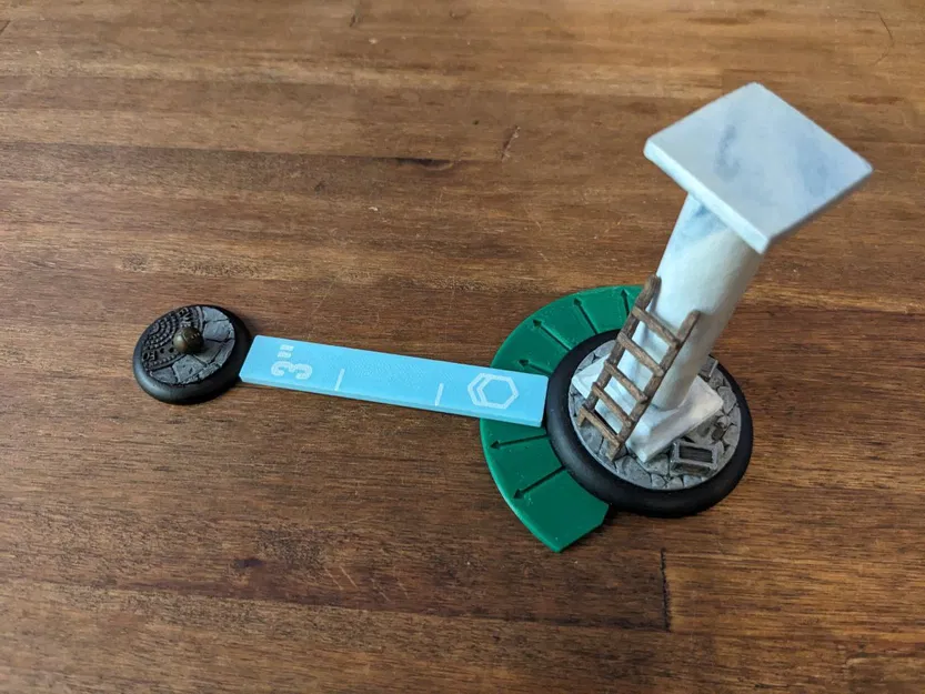 Guild Ball - Kick Scatter Template (Mẫu bộ định vị Kick Scatter) - Image 3