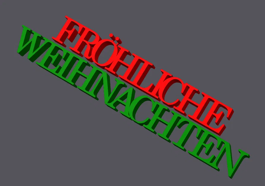 Trang trí Giáng Sinh Vui Vẻ - Fröhliche Weihnachten - Image 1