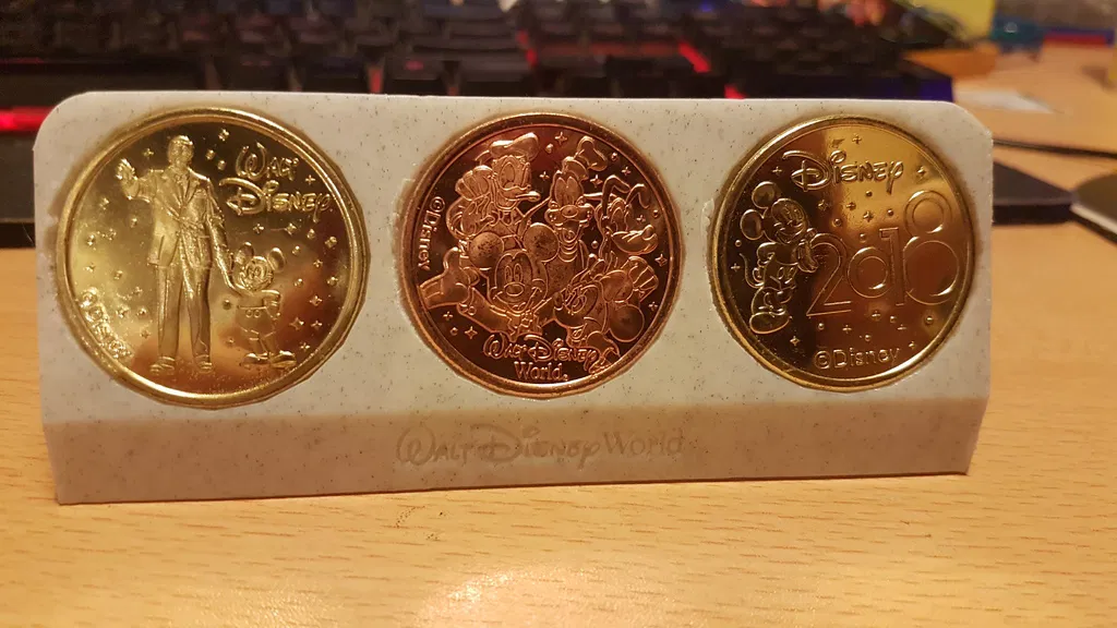 Hộp đựng Huy chương / Tiền xu Disney World (x1, x2, x3, x4) - Image 7