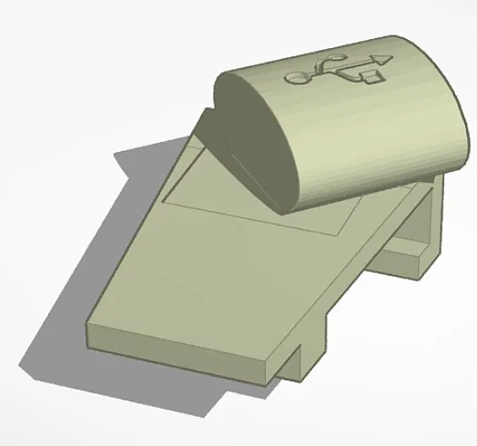 Giá đỡ USB cho Ender 3 v2 (có nắp) - Image 1