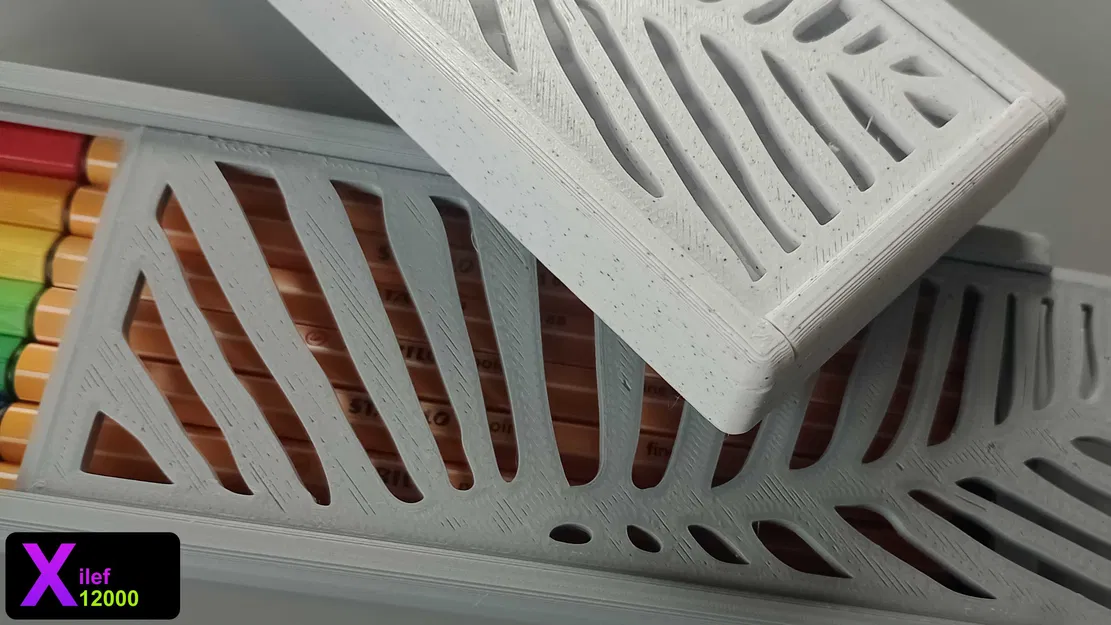 Hộp Bút Có Nắp Trượt Bo Góc - Image 3