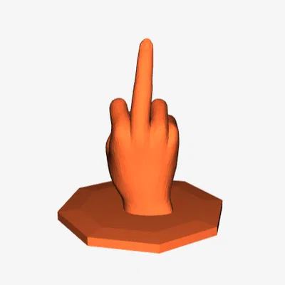 Tượng Điêu Khắc Ngón Tay Giữa