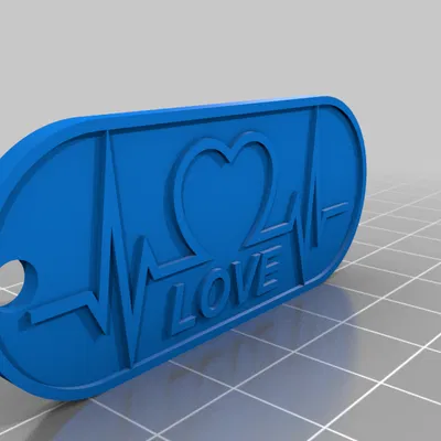 Móc khóa nhịp tim