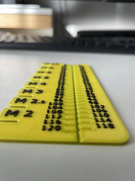 Dụng cụ đo ốc, M2-M10, 4-120mm - Image 4