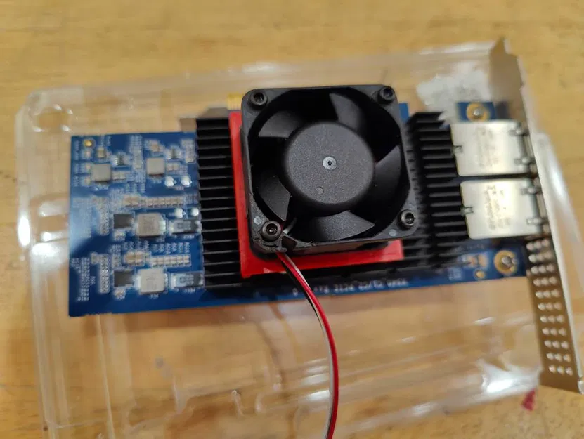 Giá Đỡ Quạt Không Vít Card Mạng Intel X540-T2 10Gb - Image 4