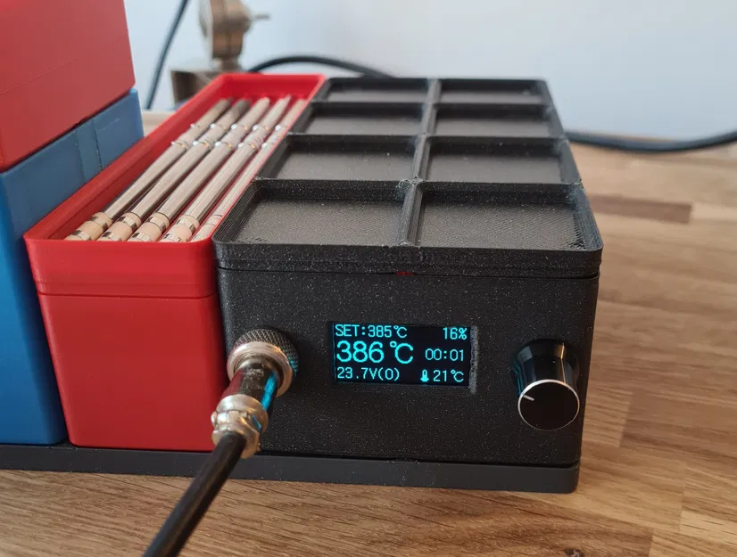 Tự làm trạm hàn T-12 theo chuẩn Gridfinity - Image 1