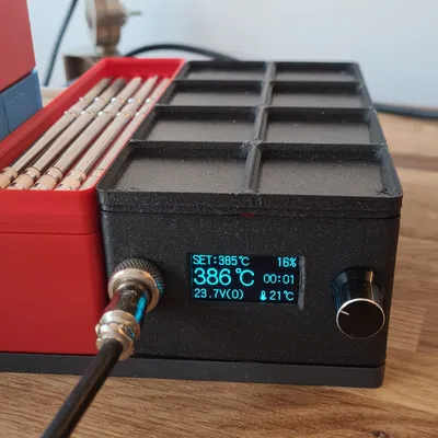 Tự làm trạm hàn T-12 theo chuẩn Gridfinity