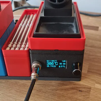 Tự làm trạm hàn T-12 theo chuẩn Gridfinity