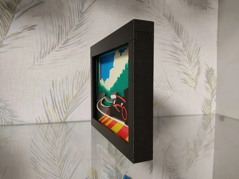 Bộ đế cho hộp bóng khúc cua Eau Rouge huyền thoại F1 Spa-Francorchamps - Image 2