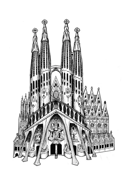 Sagrada Familia - Hueforge - Image 1