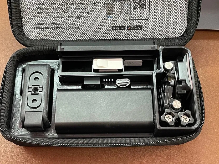 Khay đựng đồ cho hộp Gopro (có thể sạc pin bên trong) - Image 1