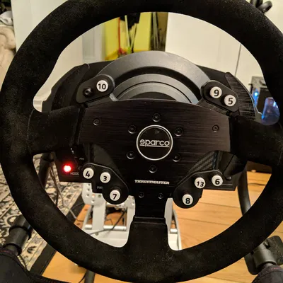 Nắp nút cho vô lăng Thrustmaster R 383 Sparco Rally