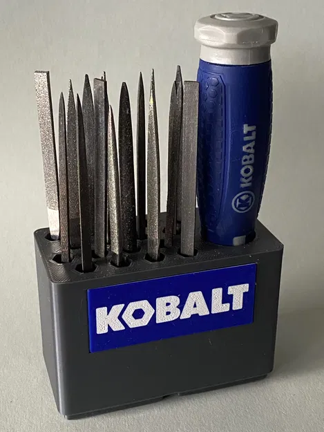 Hộp Gridfinity Cho Bộ Dũa (Kobalt) - Image 1