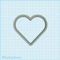 Khuôn Cắt Bánh Quy Hình Trái Tim Valentine - Thumbnail 1