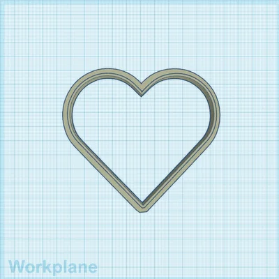 Khuôn Cắt Bánh Quy Hình Trái Tim Valentine