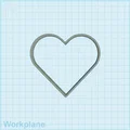 Khuôn Cắt Bánh Quy Hình Trái Tim Valentine - Thumbnail 2