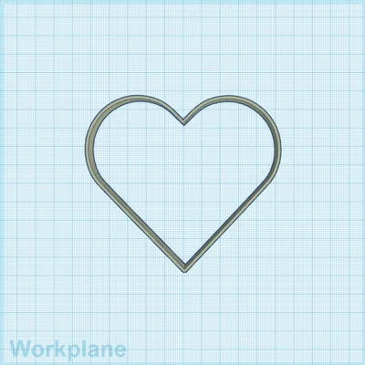 Khuôn Cắt Bánh Quy Hình Trái Tim Valentine