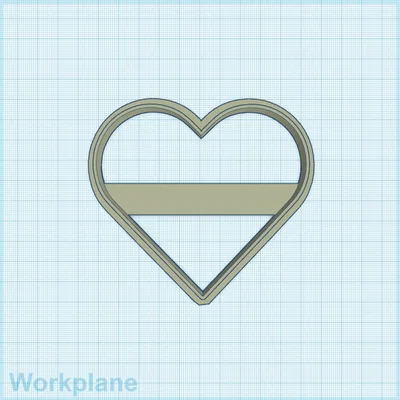 Khuôn Cắt Bánh Quy Hình Trái Tim Valentine