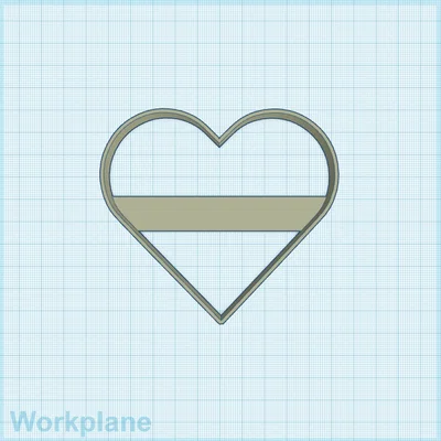 Khuôn Cắt Bánh Quy Hình Trái Tim Valentine