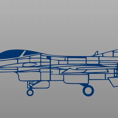 Tranh Treo Tường F-16 Fighting Falcon