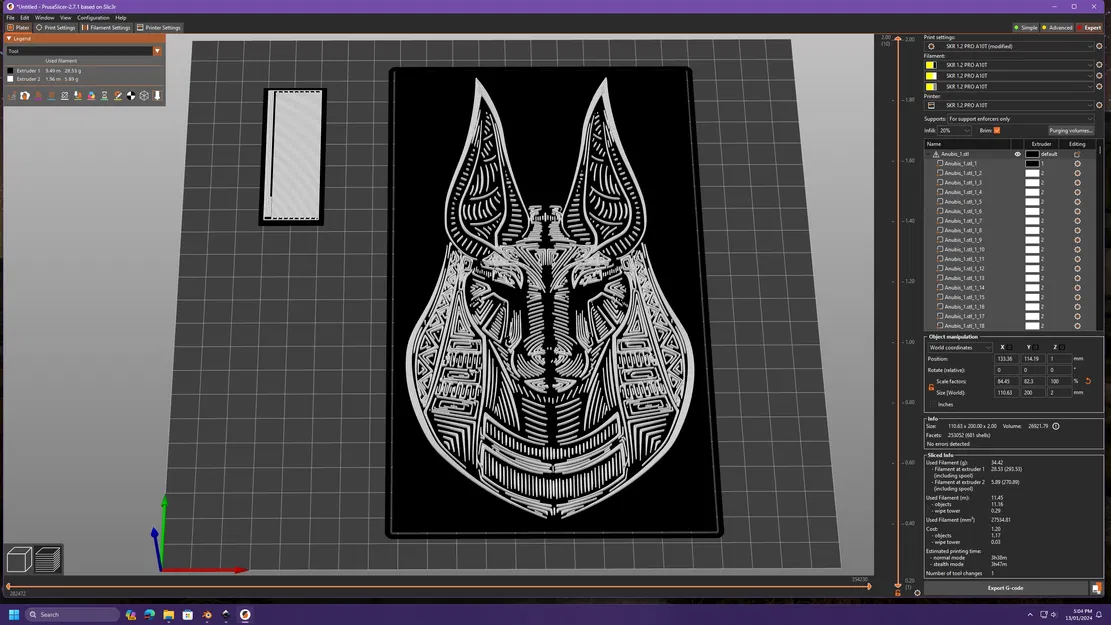 Anubis 1 - Tượng Thần Ai Cập - Image 2