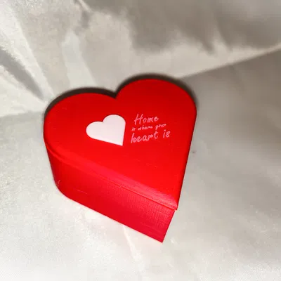 Hộp "Nhà là nơi trái tim thuộc về" Lễ Tình Nhân