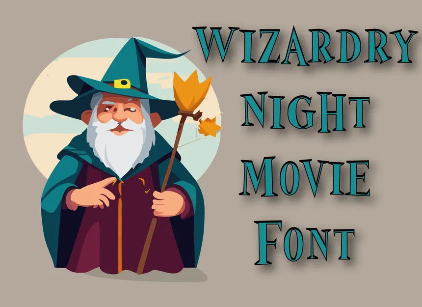 Đêm Phù Thủy - Font Chữ Phim Bí Ẩn - Image 1