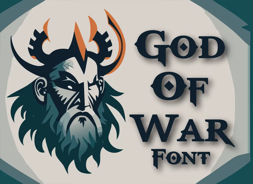 Font Chữ Thần Chiến Tranh (God Of War Font) - Image 1