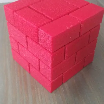 Hộp Xếp Hình Khối Gạch - không cần kim loại