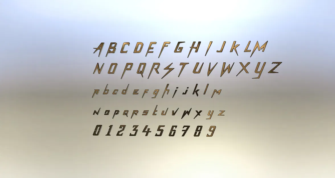 Font Chữ Máy Game Thùng - Image 2