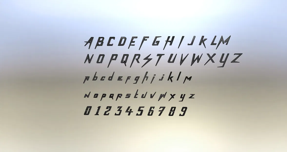 Font Chữ Máy Game Thùng - Image 3