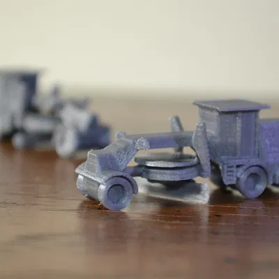 Xe Lu - Mẫu In 3D Chạy Được