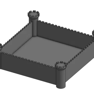 Hộp Cát Hình Lâu Đài