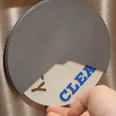 Biển Báo Chống Rửa Chén Đĩa Quay Quay