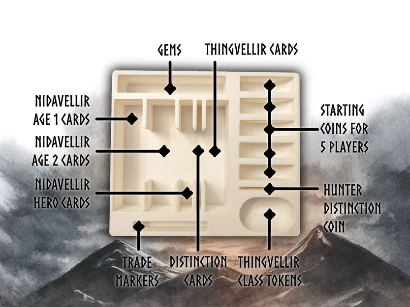 Khay Cắm Nhỏ Cho Mô Hình Nidavellir & Thingvellir - Image 2