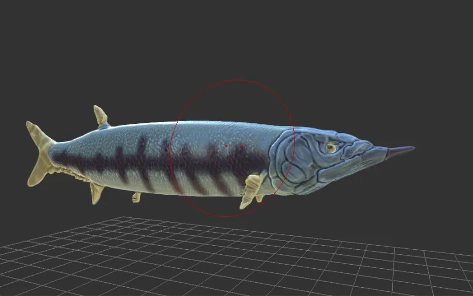 Mô hình Saurodon - Cá từ kỷ Phấn Trắng - Image 1