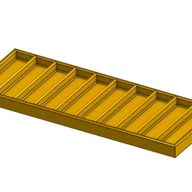 Hộp Đựng Điện Trở 10 & 5 Khe (18cm x 6.8cm)