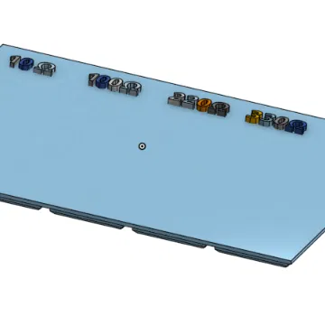 Hộp Đựng Điện Trở 10 & 5 Khe (18cm x 6.8cm)