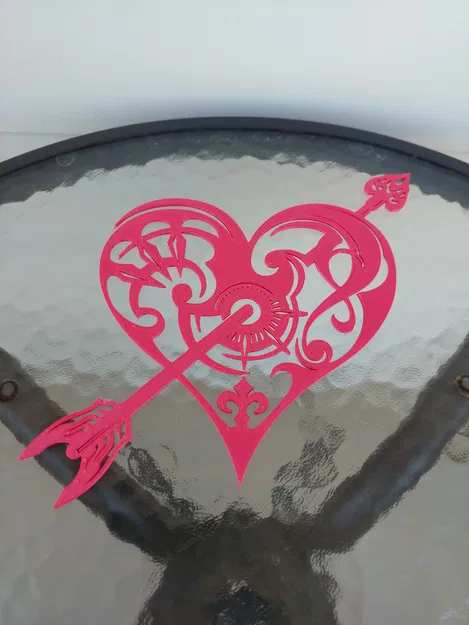 Trái Tim Mũi Tên Phong Cách Steam Punk - Image 1