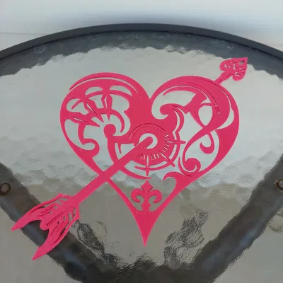 Trái Tim Mũi Tên Phong Cách Steam Punk