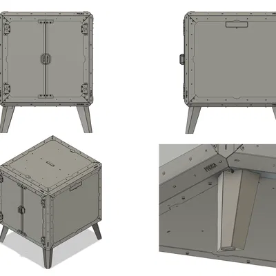 Chân đế cho Thùng máy Prusa