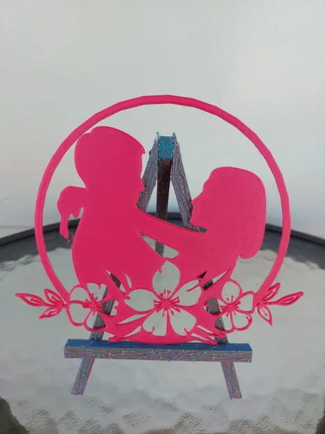 Trang Trí Cặp Đôi Lãng Mạn Hoa - Bộ 4 Mẫu - Image 2