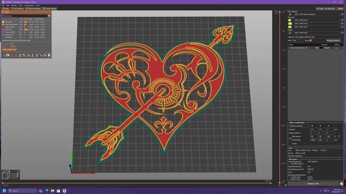 Trái Tim Mũi Tên Phong Cách Steam Punk - Image 3