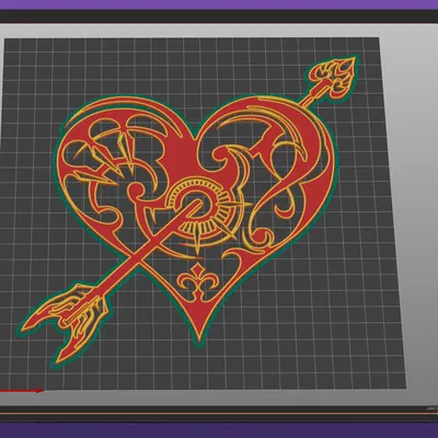 Trái Tim Mũi Tên Phong Cách Steam Punk