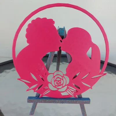 Trang Trí Cặp Đôi Lãng Mạn Hoa - Bộ 4 Mẫu