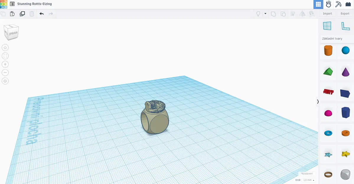 Nhẫn hình Đầu Lâu Độc Đáo - Image 1