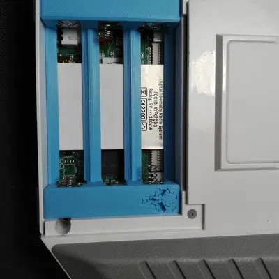 Vỏ pin 3x 18650 cho QX7 kèm miếng đệm pin zin