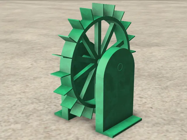 Bánh Xe Nước Trang Trí Hồ Cá Quay Tít - Image 1