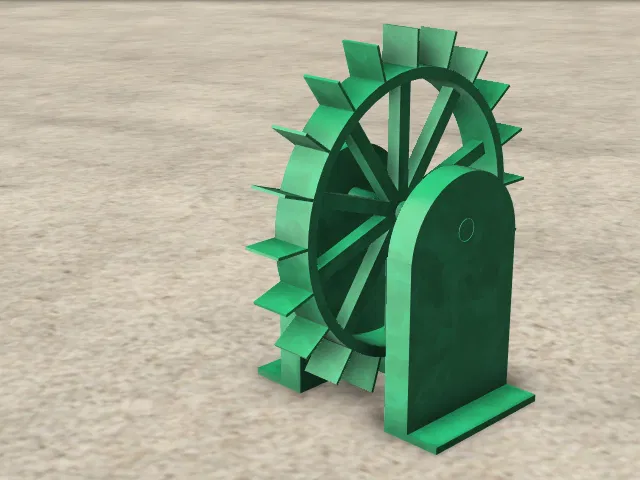 Bánh Xe Nước Trang Trí Hồ Cá Quay Tít - Image 12