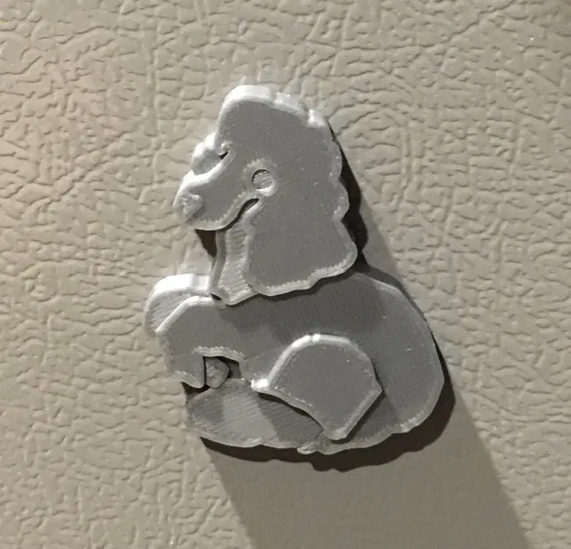 Nam Châm Hình Poodle - Image 1